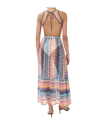 Missoni Zigzag-pattern Maxi Dress In Multi