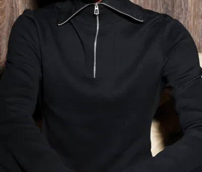 Entire Studios Zip Sweatshirt In Black