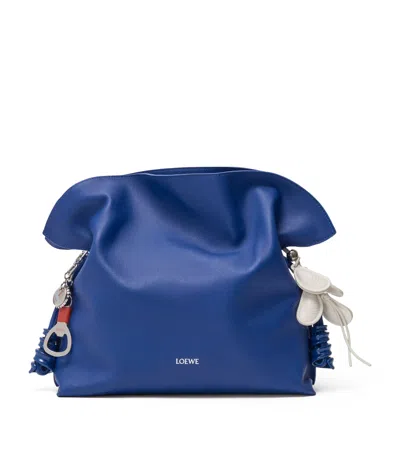 Loewe Leather Multi-shell Bag Charm In White