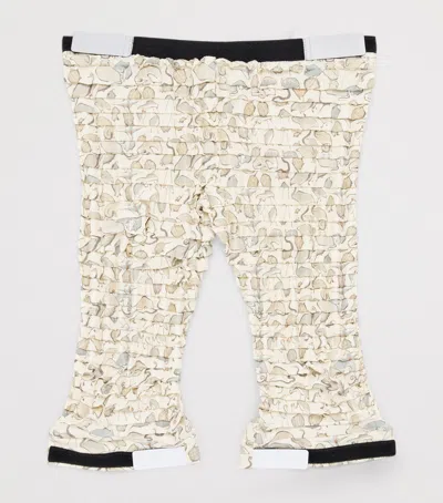 Petit Pli Patterned Versatile Trousers