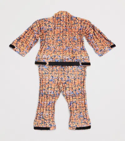 Petit Pli Patterned Versatile Top In Multi