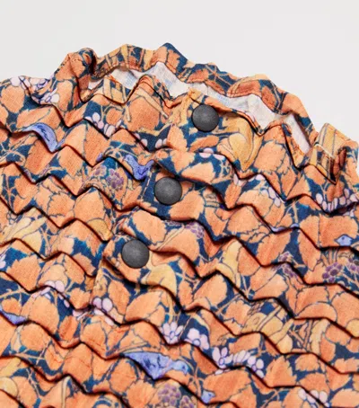 Petit Pli Patterned Versatile Top In Multi