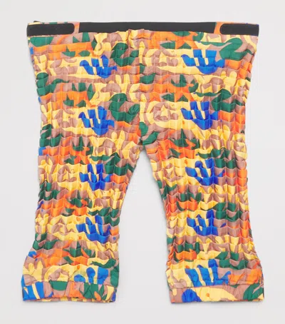 Petit Pli Versatile Patterned Trousers In Multi