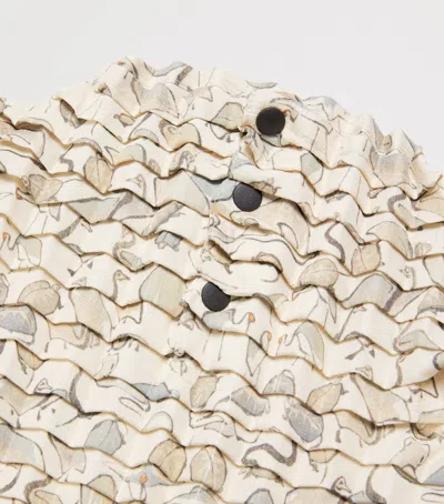 Petit Pli Patterned Versatile Top