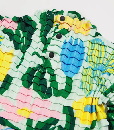 Petit Pli Patterned Versatile Top In Multi