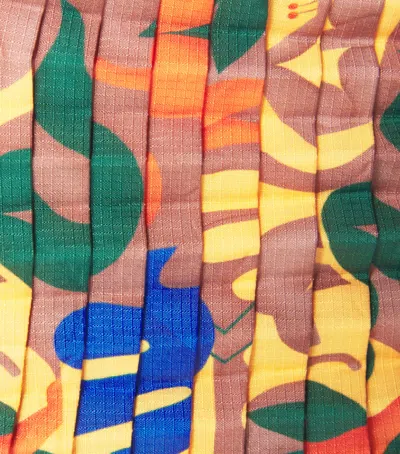 Petit Pli Patterned Versatile Top In Multi