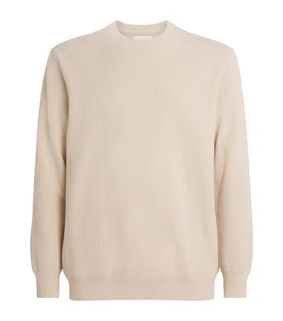 Nn07 Davy 6429 Ribbed Mock Neck Sweater In Neutral