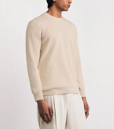 Nn07 Davy 6429 Ribbed Mock Neck Sweater In Neutral