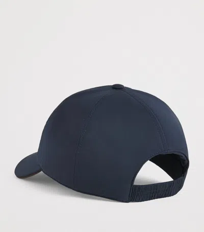 Paul & Shark Typhoon Logo-plaque Baseball Cap In Blue