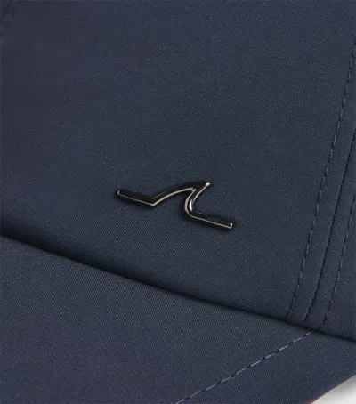 Paul & Shark Typhoon Logo-plaque Baseball Cap In Blue