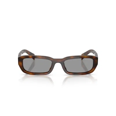 Prada 0pr B06s Rectangular Tortoiseshell Acetate Sunglasses In Multi