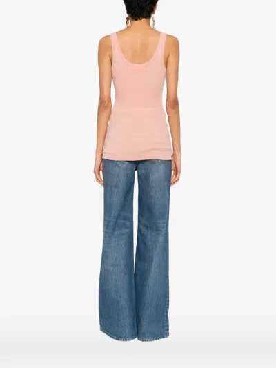 Chloé Button T-shirt In Pink