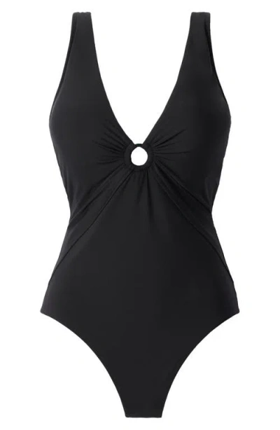 Magicsuit Solid Blakley One Piece Swimsuit In Black