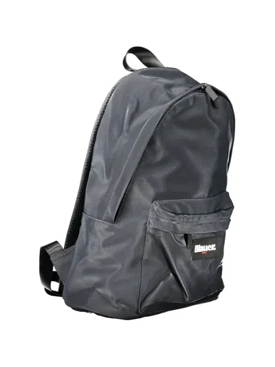 Blauer Logo-patch Backpack In Gray