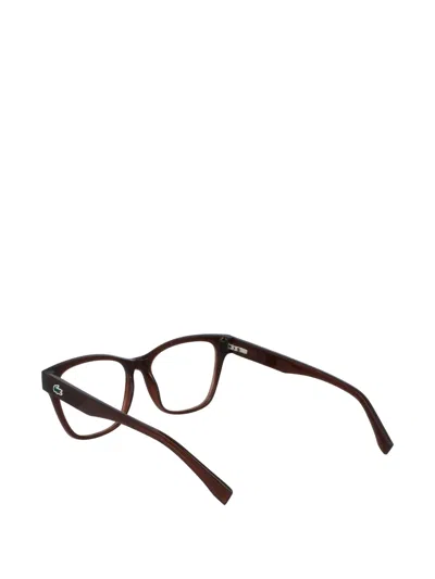 Lacoste Square-frame Glasses In White