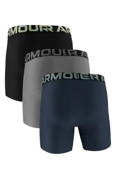 Under Armour 3-pack Performance Tech Boxer Briefs In Multi