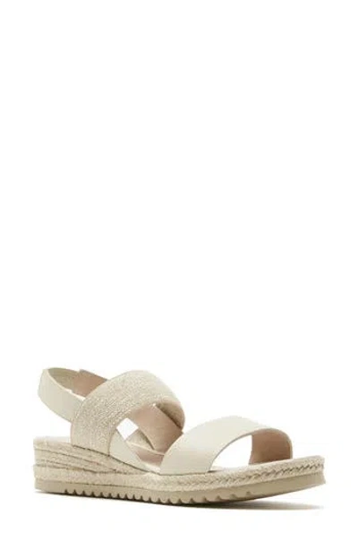 La Canadienne Rowena Leather Espadrille Wedge Sandals In Multi
