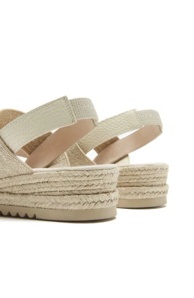 La Canadienne Rowena Leather Espadrille Wedge Sandals In Multi