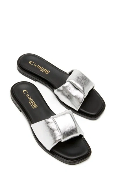 La Canadienne Farrah Slide Sandal In Multi