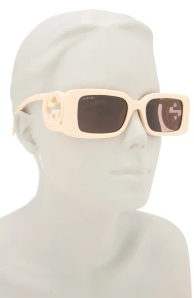 Gucci 54mm Rectangular Sunglasses In Multi