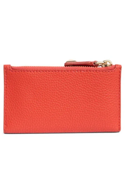 Marc Jacobs Medium Flat Wallet In Orange