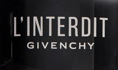 Givenchy L'interdit Eau De Parfum Intense In Transparent