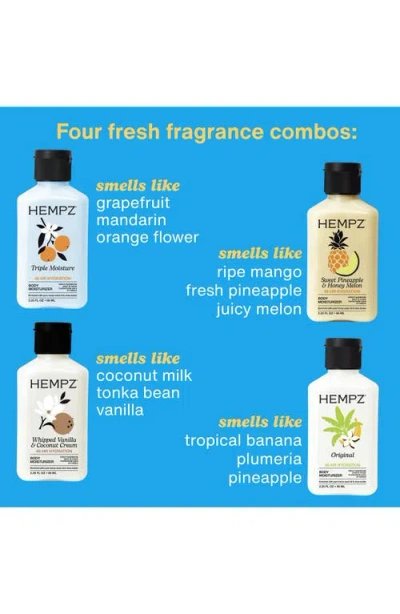 Hempz Mini Hydration Kit In Transparent