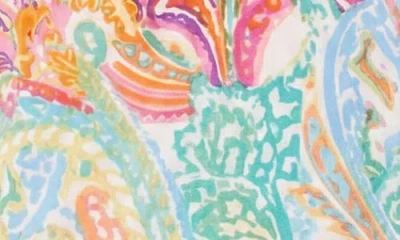 Chaus Print Cold Shoulder Top In Multi