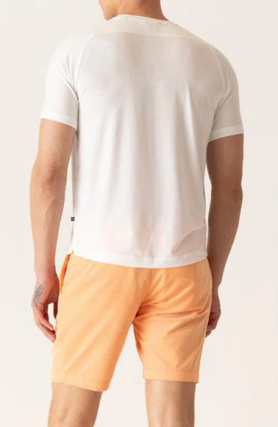 Deke Raglan Sleeve T-shirt In White