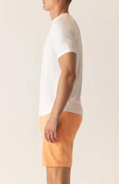 Deke Raglan Sleeve T-shirt In White