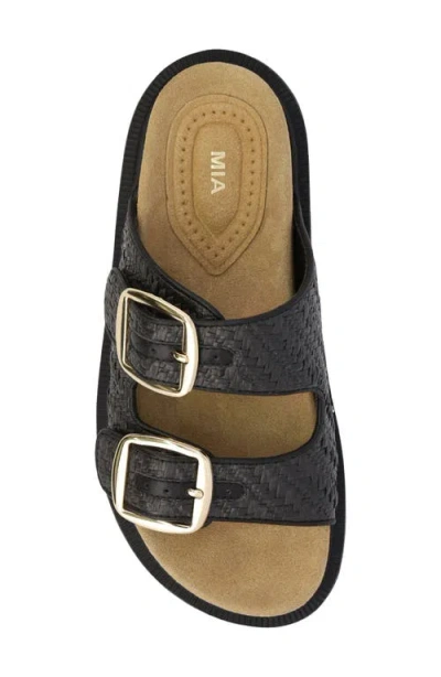 Mia Monica Platform Slide Sandal In Multi