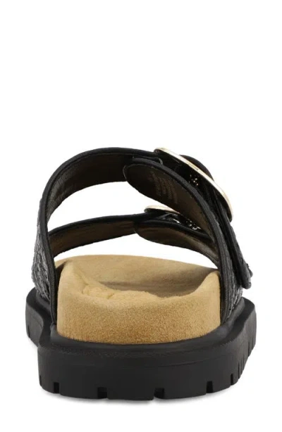 Mia Monica Platform Slide Sandal In Multi