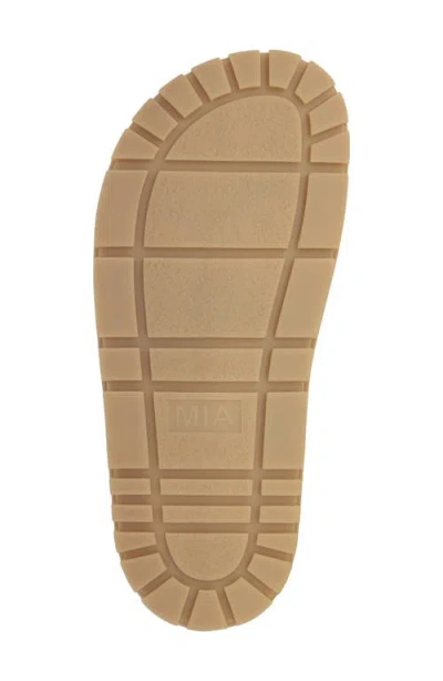 Mia Monica Platform Slide Sandal In Multi