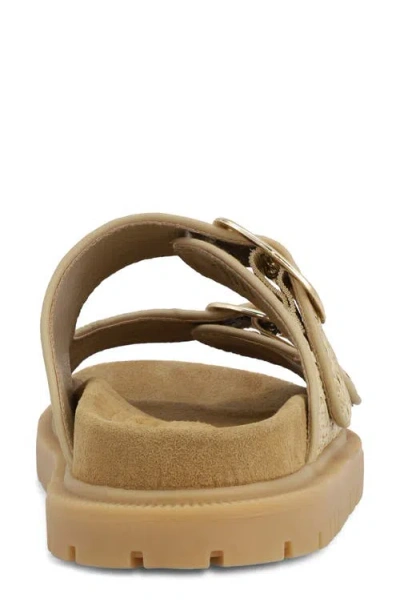 Mia Monica Platform Slide Sandal In Multi