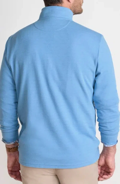 Vineyard Vines Saltwater Quater Zip Pullover In Blue