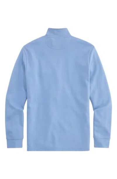 Vineyard Vines Saltwater Quater Zip Pullover In Blue