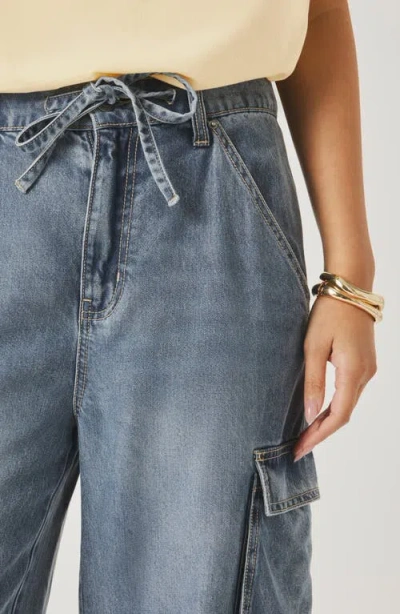 Splendid Denim Cargo Shorts In Multi