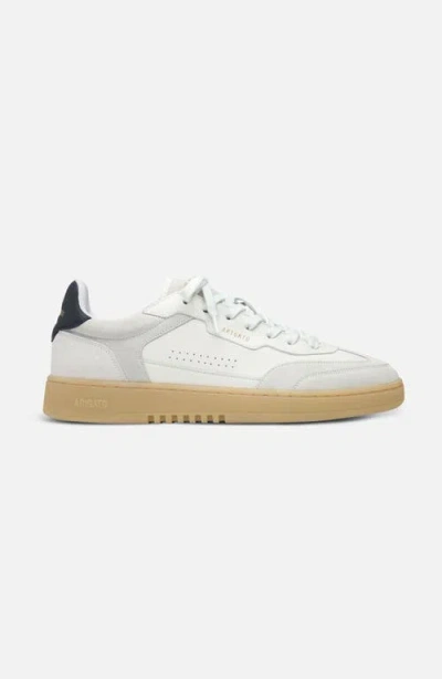 Axel Arigato Dice T-toe White Low Top Sneakers With Logo Patch On The Tongue And Logo Lettering On The Rear In Le