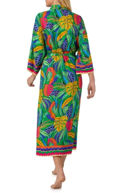 Room Service Pjs Print Longline Robe In Multi