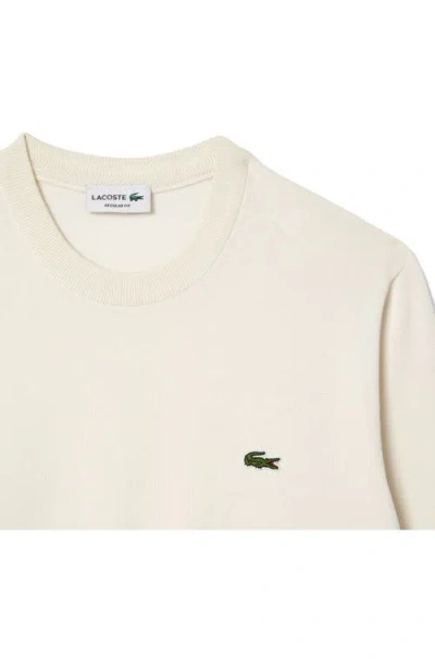 Lacoste Americane Structured Silhouette Minimalistic Shirt In White