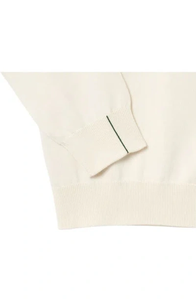 Lacoste Americane Structured Silhouette Minimalistic Shirt In White