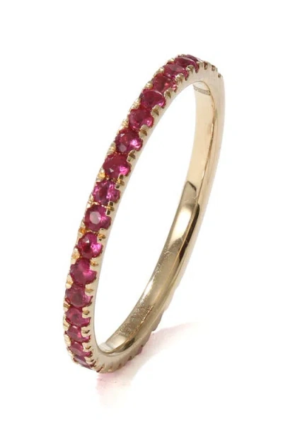 Mark Henry Thread Ruby Ring In Red