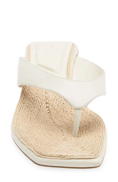 Rag & Bone Jo Thong Wedge Sandal In White