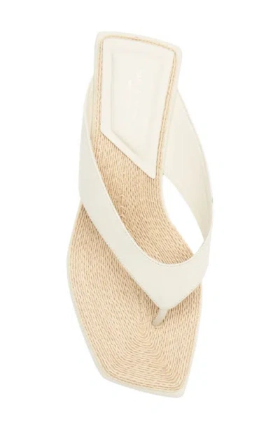 Rag & Bone Jo Thong Wedge Sandal In White