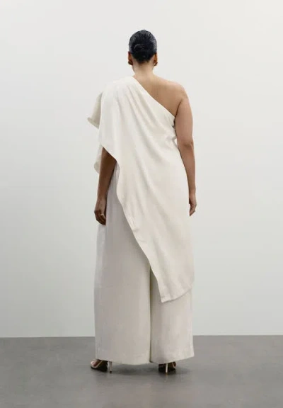 11 Honore 11 Honoré Longline Cape Top In White