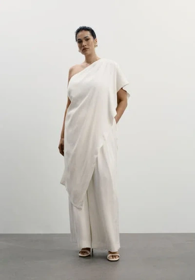 11 Honore 11 Honoré Longline Cape Top In White