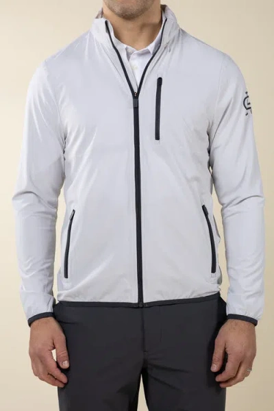 Ashworth Golf Ag Packable Jacket In Gray