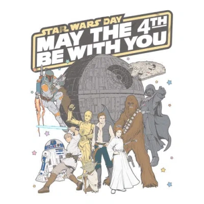 Star Wars Main Cast Fourth Day  Graphic T-shirt In Multi