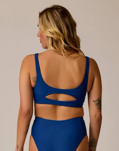 Carve Designs Korbyn Compression Top D-dd Cup In Blue