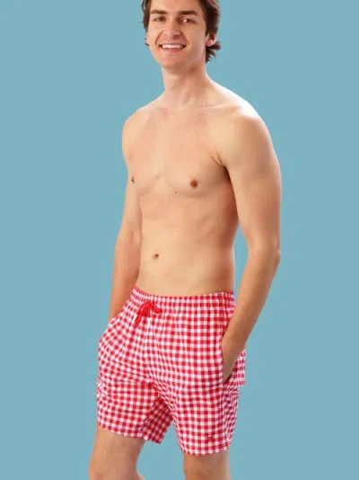 Ruggedbutts Stretch Swim Trunks In Multi